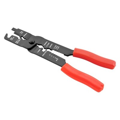 BikeMaster SAE 22 to 10 AWG Fixed Stripper/Crimper/Wire Cutter Multi-Tool
