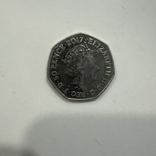 extremely rare peter rabbit 50p 2017 coin