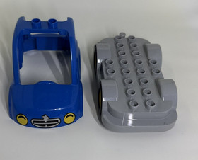 Lego Duplo Blue Car Camping 10602 Camping Adventure 10583 Forest Fishing Trip