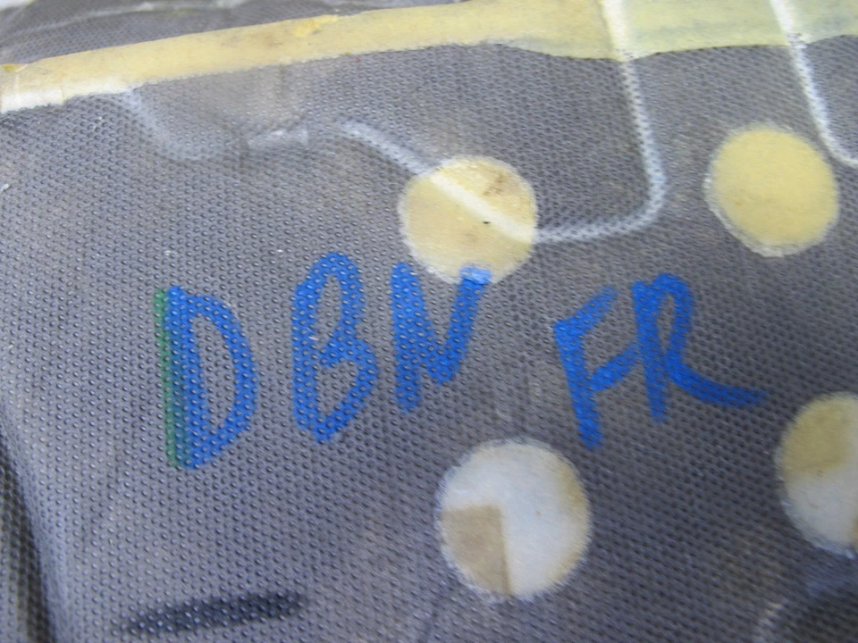 BMW E88 135i 2008 convertible asiento deportivo delantero derecho inferior cuero cojín OEM Foto 2 de 4