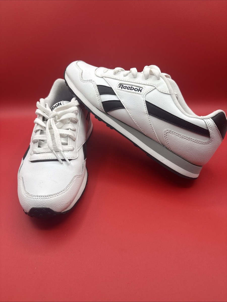 Reebok Royal Glide LX White Black Men's Sz 9.5 (DV5029) Great