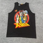 Vintage Rush X-Men Wolverine Storm Rogue Naughty Parody Art Tank-Top Large 24x31