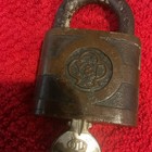 Yale Keyed Padlocks w/ 2 Keys Lot of 2 Antique Brass Brown/Black YA-870 — photo 7