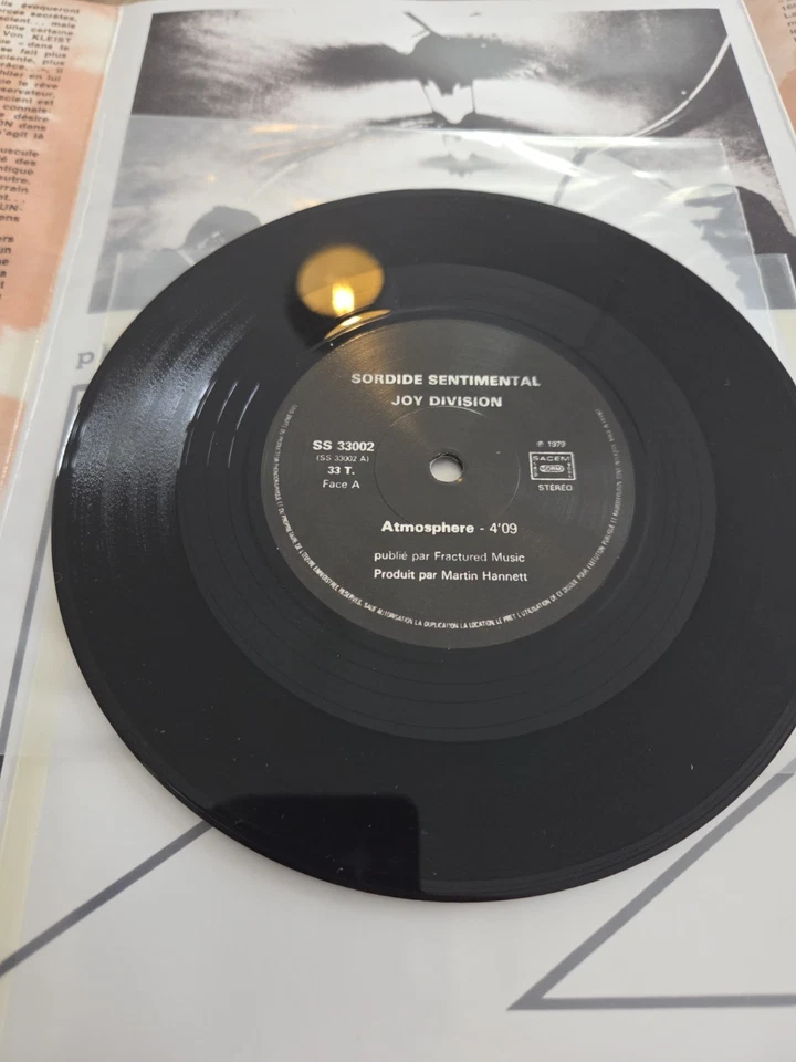 Joy Division Licht und Blindheit French Sordide Sentimental 7" Vinyl Record - Image 3 of 4