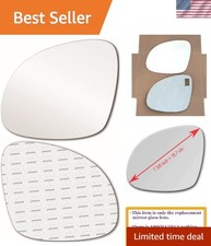 New Replacement Mirror Glass with Full Size Adhesive for 2009-2017 Volkswagen...