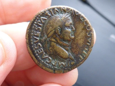 Superbe Dupondius de Vespasien - FORTVNAE REDVCI pour Lyon - Photo 1/4