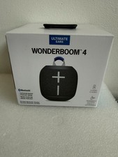 Ultimate Ears WONDERBOOM 4 altoparlante Bluetooth portatile IP67 impermeabile nero nuovo