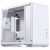 Jonsbo U4 Mini Micro-Atx-GehäUse, Tempered Glass - Weiß