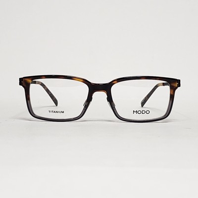 MODO 4567A Men's Ultra-Light Titanium Square Glasses in Tortoise / Gray | 51mm