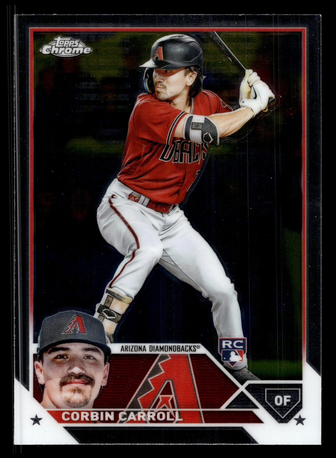 #95 Corbin Carroll Topps 2023 Topps Chrome Arizona Diamondbacks