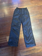 Iceburg Outerwear Kids' Snow Pants Large 14/16 Black Ski Snowboard Winter
