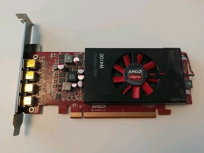 AMD FirePro W4100 2 GB GDDR5 4x mDP PCI-E  
