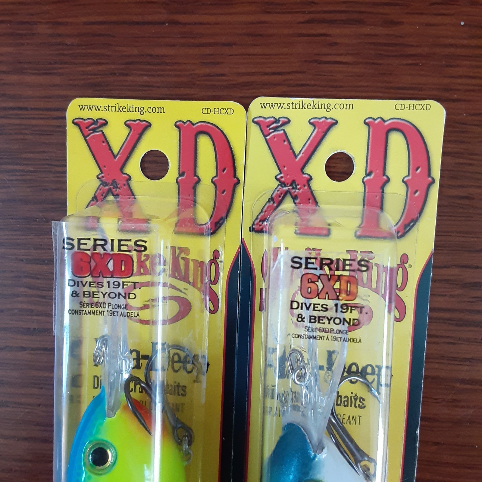 LOT OF 6 Rapala/ XD Strike King Crankbait Lures Bass Trout Baits New  - Image 7