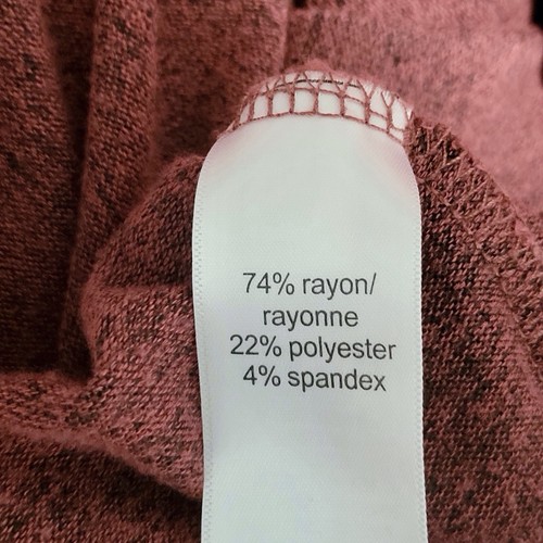 24/7 Maurices Mujer Talla Grande Manga Larga Borgoña Con Beige Blanco Naranja - Imagen 5 de 10