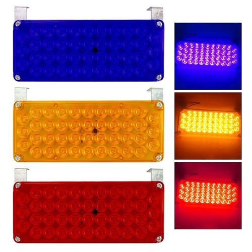 RIMORCHIO LED CAMION arresto posteriore striscia luminosa facile da installare rosso + ambra EUR