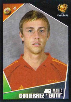 Panini Sticker Fußball Euro 2004 Nr. 83: Jose Maria Gutierrez ''Guti'' ESP Espana