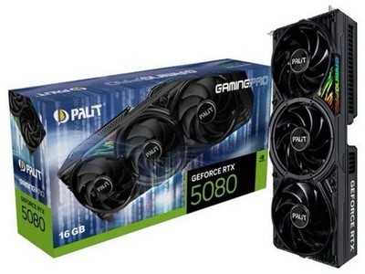 Palit GeForce RTX 5080 GamingPro 16GB NE75080019T2-GB2031A GPU Unused