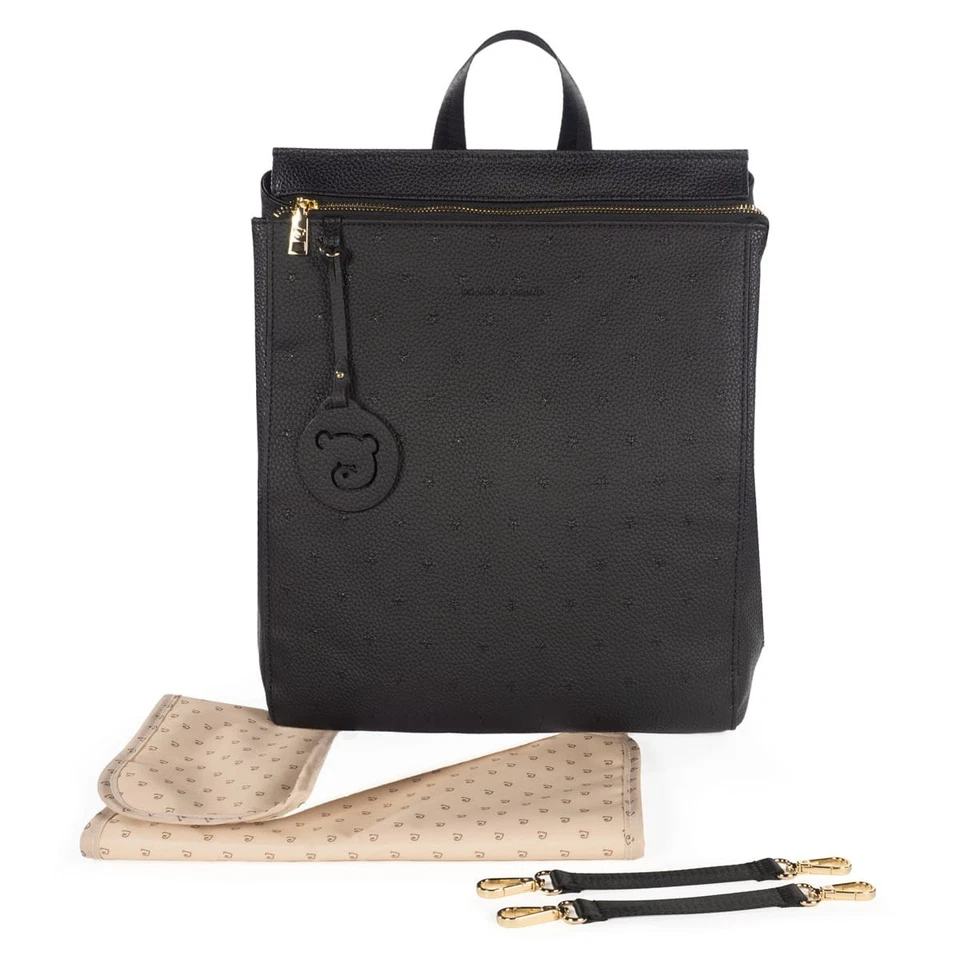 Pasito a Pasito Zaino in Ecopelle London Black New - Immagine 2 di 4