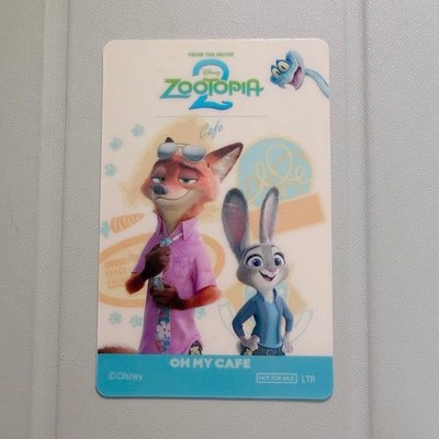 Nick: Zootopia 2 Oh My Café Narbles/Nibbles Card (NIB)  OH MY CAFE