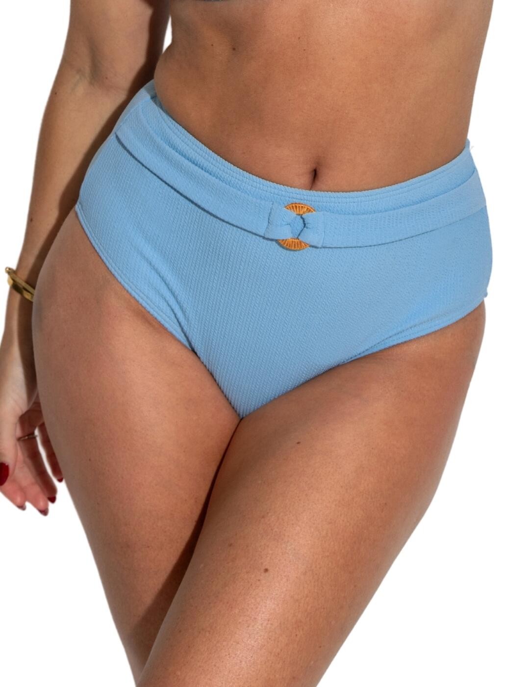 Pour Moi Cali Bikini Briefs Tummy Control Flattering High Waisted Swimwear 26403