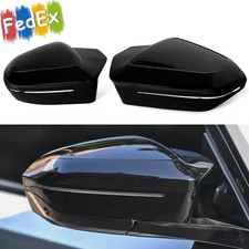 M Style Front Side Mirror Cover Cap Fit BMW I5 G60 G70 2023-2025 Rearview Mirror