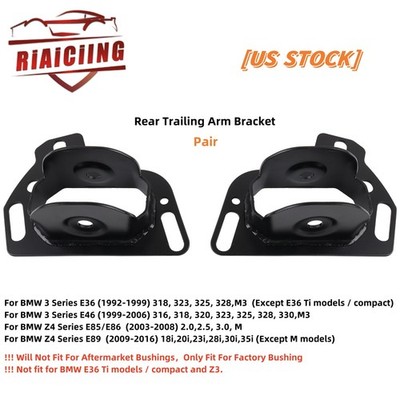 Adjustable Rear Toe Brackets Set Drift For BMW E36 E46 Z4 318 323 325 328 330 X3