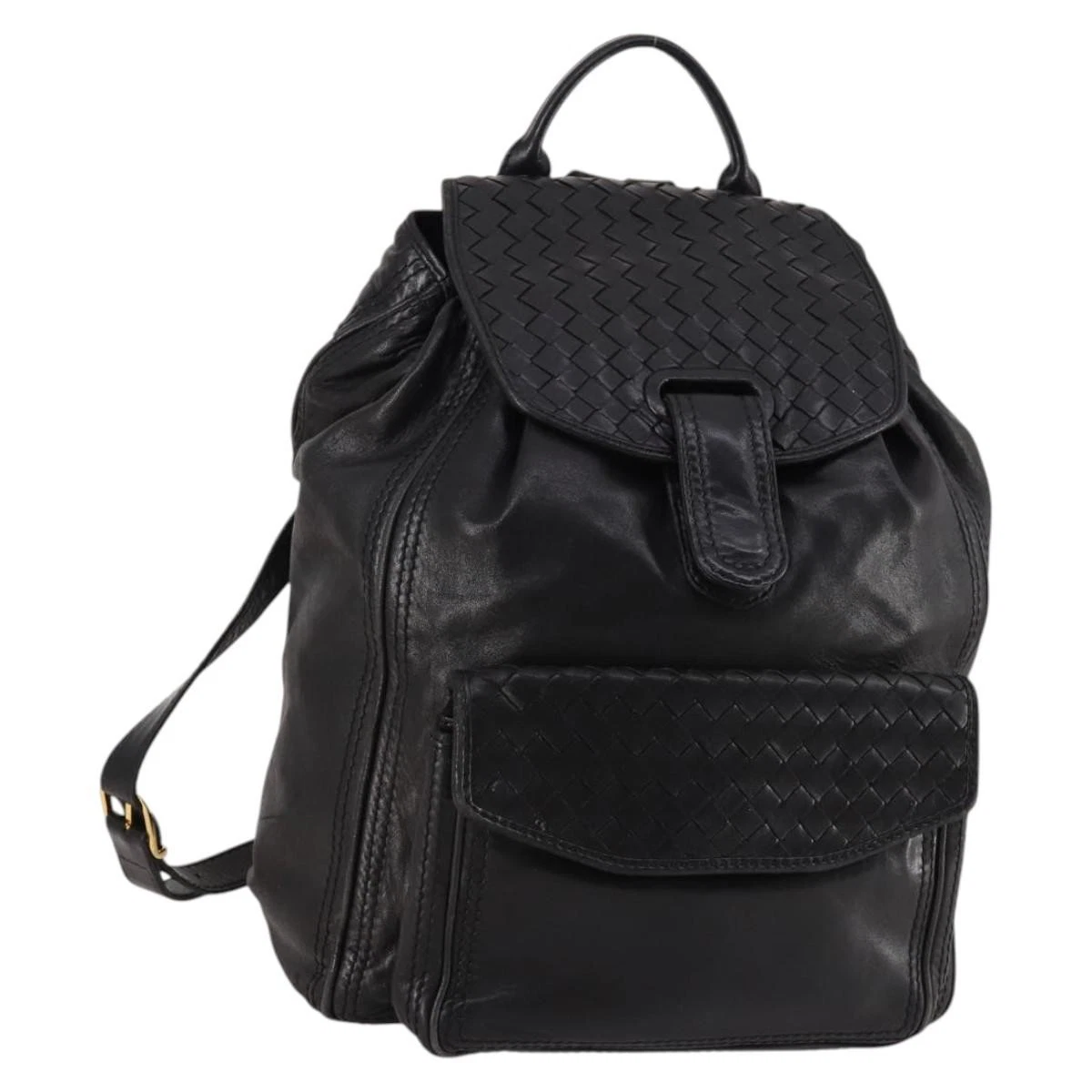 Bottega Veneta ブラックバックパック Bottega Veneta Backpack Black Bags & Handbags for Women for sale