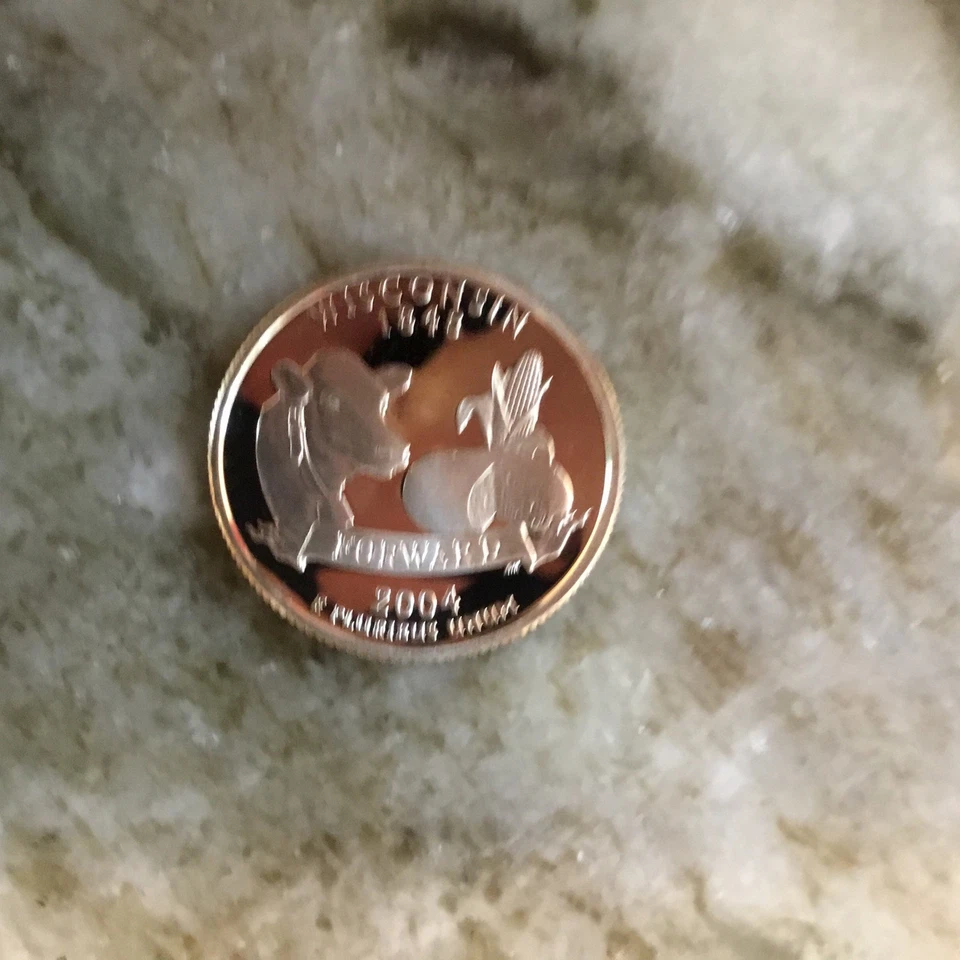 2004 S Silver Proof WISCONSIN Quarter - 90% Silver - Image 4 of 4