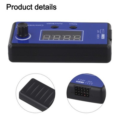 4 Output HJ RC Tester for Comprehensive ESC Performance and Steering Analysis