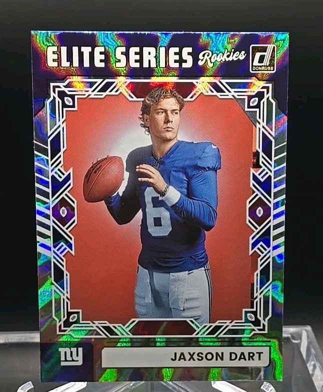 2025 Donruss Football Jaxson Dart Elite Series Rookies #ESR-JDT- Giants RC
