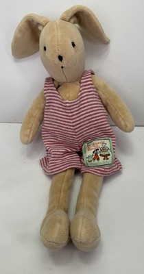 Moulin Roty La Grande Famille Soft Sylvain Bunny Rabbit Plush Stuffed Animal 12 