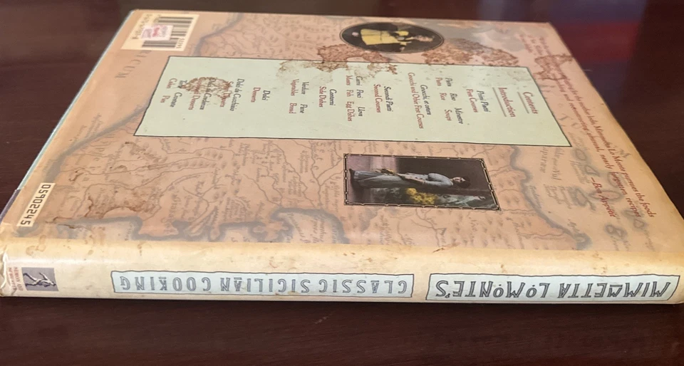 CLASSIC SICILIAN COOKING Mimmetta Lo Monte 1st Edition 1990 - Image 2 of 4