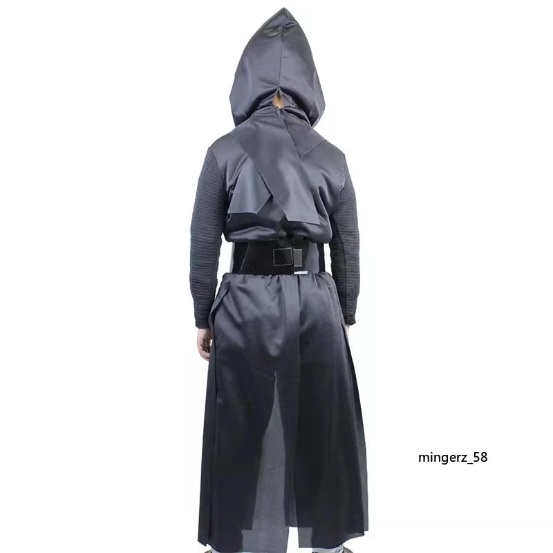 Niños Star Wars Kylo Ren/Ben Solo Disfraz Juegos con disfraces Trajes Halloween Conjunto completo Regalo Foto 3 de 4