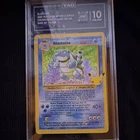 Pokemon Blastoise 2/102 2021 Celebrations Classic Collection Holo TAG 10