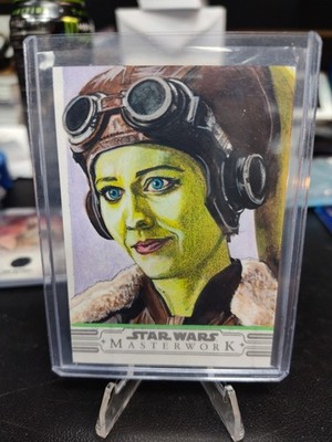 2025 Topps Star Wars Masterwork Hera Syndulla Sketch Sammy Gomez Auto #1/1