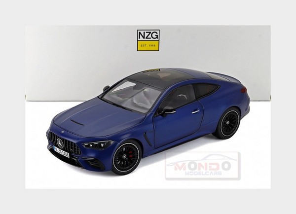 1:18 Nzg Mercedes Benz Cle-Class Cle53 Amg Coupe 2024 Spectral Blue 110800021 Mo-image