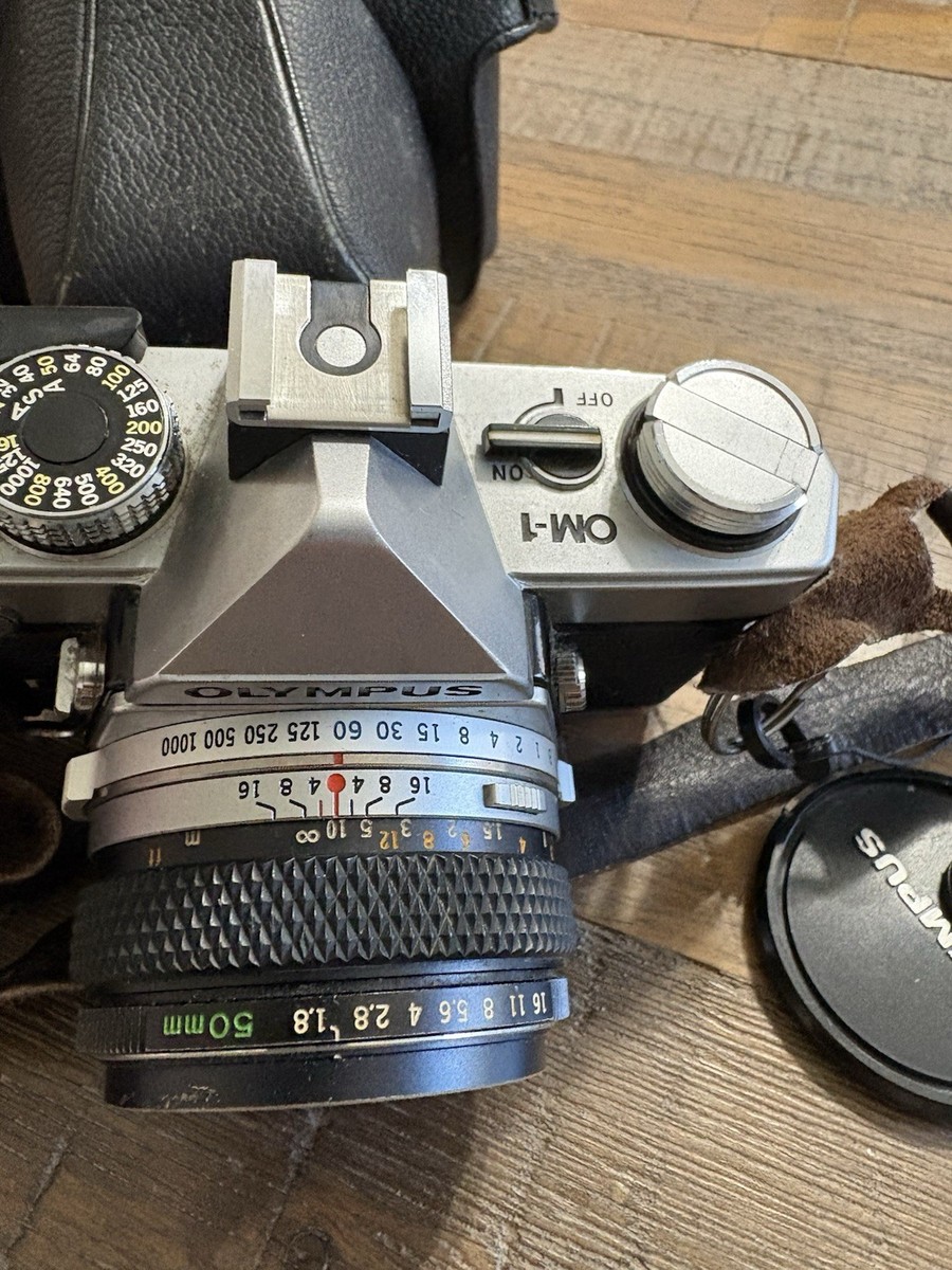 Olympus OM-1 SLR 35mm Film Camera G.zuiko 50mm F1.8 lens JAPAN | eBay