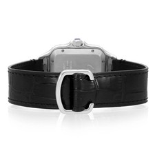 NEW 3.50TCW Natural Diamond Cartier Santos 40mm Pave Roman Blue Dial Men's Watch 6