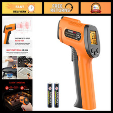 Infrared Thermometer Gun - Laser Temperature Gun for Cooking, HVAC, Griddle, Eng