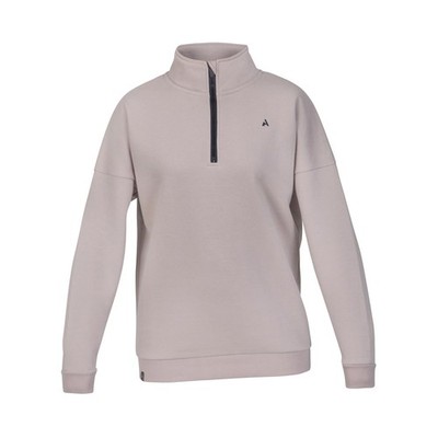 Shires Aubrion React Sweatshirt mit halbem Reißverschluss - sandfarben