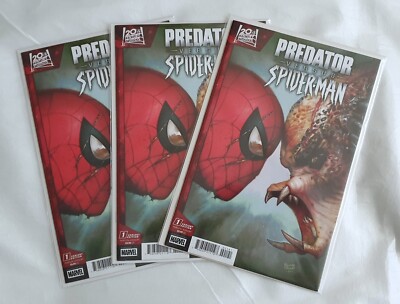  PREDATOR vs SPIDER-MAN #1 (2025) RYAN BROWN VARIANT COVER 1st PRINT - MARVEL 