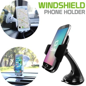 Coupe d'aspiration de tableau de bord de pare-brise cellet PhoneHolder Montage pour iPhone, Galaxy