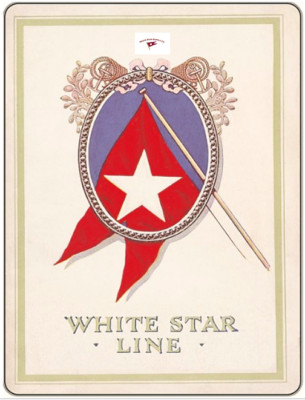 WHITE STAR LINE LOVELY LITHO 8.5 X 11 INCHES IN COLOR REPRINT