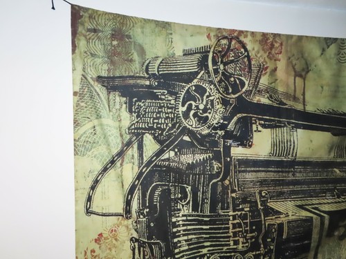 Shepard Fairey HUGE 7 FOOT Canvas Art Print RARE PANEL POP Obey Giant Poster - Picture 3 of 12