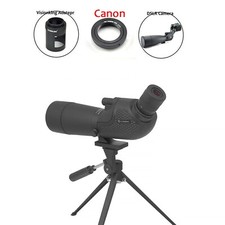 Visionking 15-45x60 45  Angled Spotting Scope T Ring Camera Adapter for Canon