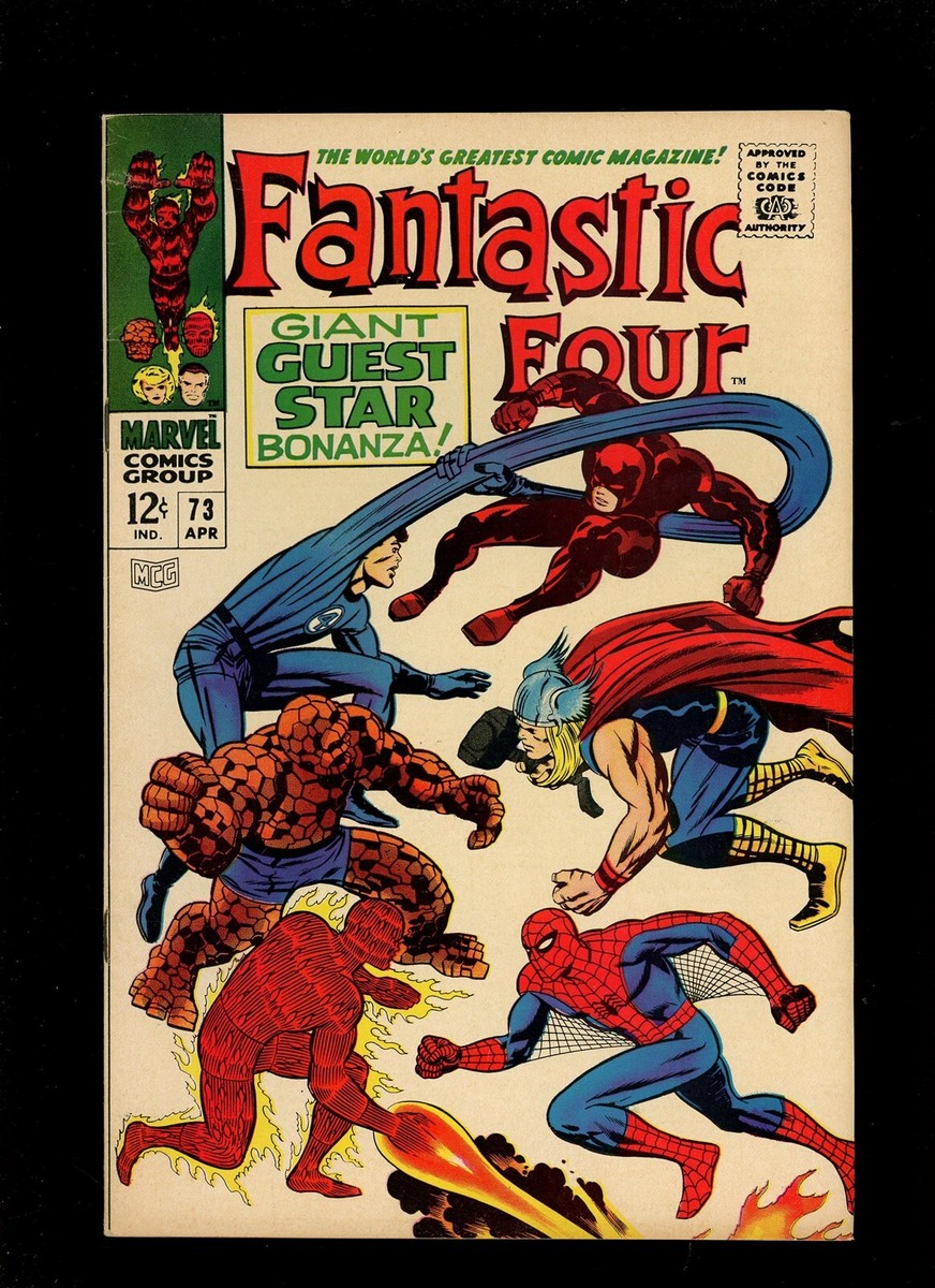 Fantastic Four #73 1968 VF- 7.5 High Definition Scans** | eBay