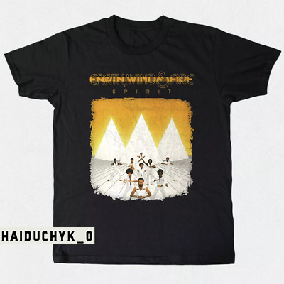 Earth Wind Fire - Spirit Unisex Black T-shirt