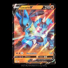 carte Pokémon Lucario V 146/264 #2 EB08 - Poing de Fusion NEUF FR