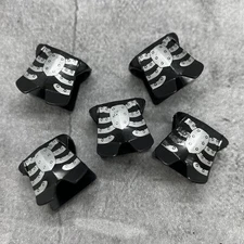 5pack Custom Classic Skeleton Armor Black Block Accessory fr Minifigures gt7kjb9