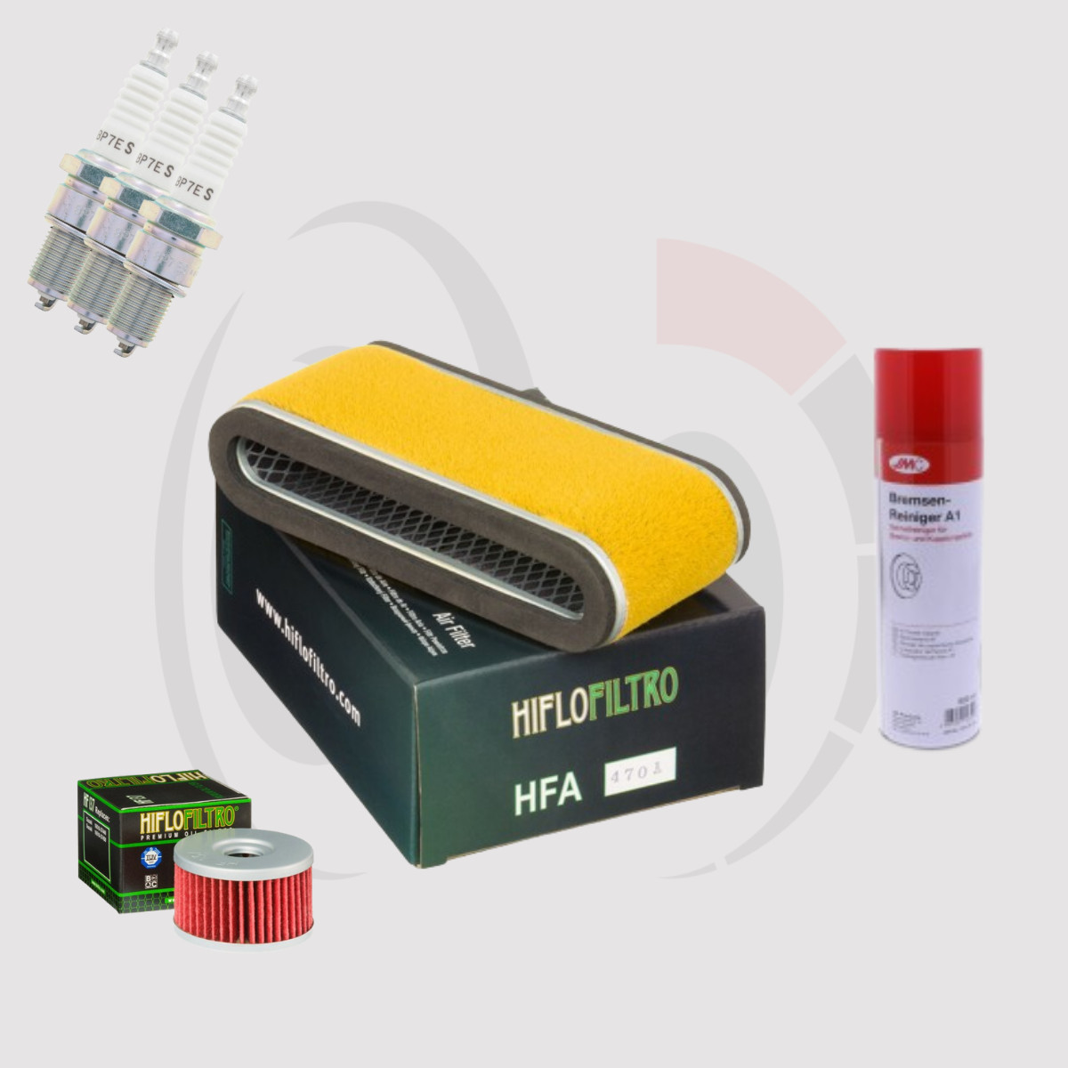 Pack entretien YAMAHA XS 850 filtration maximale et allumage stable pour trois cylindres